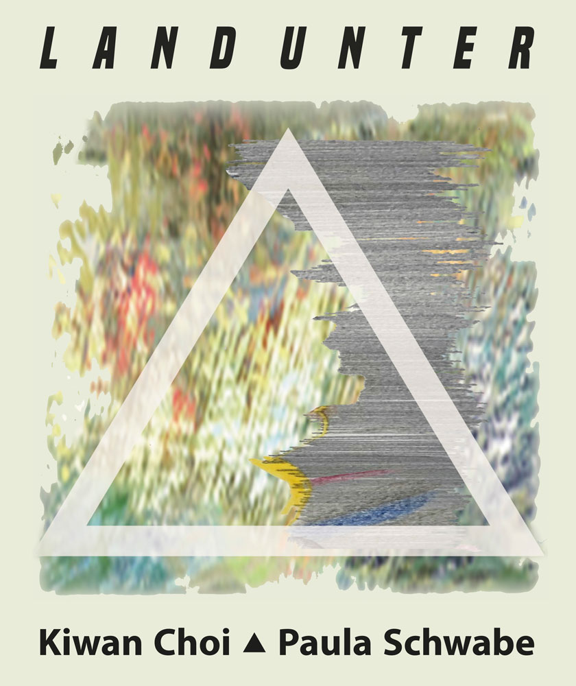 Ausstellung "LANDUNTER" der Gastkünstler Paula Schwabe und Kiwan Choi im herbst 2022 im Künstlerhaus im Schlossgarten in Cuxhaven.