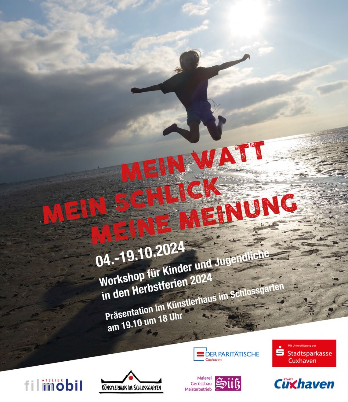 Anja-Tchepets_Johan-Robin_Workshop_Mein-Watt-Mein-Schlick-Meine-Meinung_2024_Kuenstlerhaus-im-Schlossgarten-Cuxhaven