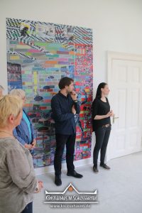 Nana Bastrup und Matvey Slavin - Ausstellung Multimediale Collagen - 22.5.-29.5.2016 - Künstlerhaus im Schlossgarten - Cuxhaven