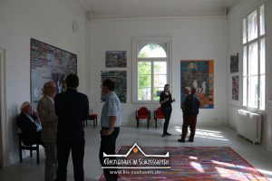 Nana Bastrup und Matvey Slavin - Ausstellung Multimediale Collagen - 22.5.-29.5.2016 - Künstlerhaus im Schlossgarten - Cuxhaven