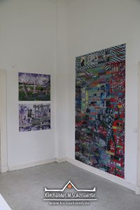 Nana Bastrup und Matvey Slavin - Ausstellung Multimediale Collagen - 22.5.-29.5.2016 - Künstlerhaus im Schlossgarten - Cuxhaven