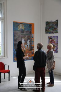 Nana Bastrup und Matvey Slavin - Ausstellung Multimediale Collagen - 22.5.-29.5.2016 - Künstlerhaus im Schlossgarten - Cuxhaven
