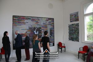 Nana Bastrup und Matvey Slavin - Ausstellung Multimediale Collagen - 22.5.-29.5.2016 - Künstlerhaus im Schlossgarten - Cuxhaven