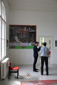 Nana Bastrup und Matvey Slavin - Ausstellung Multimediale Collagen - 22.5.-29.5.2016 - Künstlerhaus im Schlossgarten - Cuxhaven