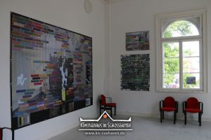 Nana Bastrup und Matvey Slavin - Ausstellung Multimediale Collagen - 22.5.-29.5.2016 - Künstlerhaus im Schlossgarten - Cuxhaven