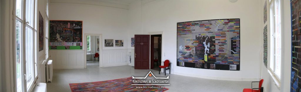 Nana Bastrup und Matvey Slavin - Ausstellung Multimediale Collagen - 22.5.-29.5.2016 - Künstlerhaus im Schlossgarten - Cuxhaven