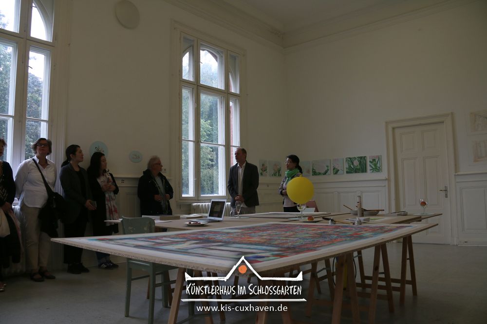 Jang Unui und Johannes Ulrich Kubiak - Ausstellung Atelier links Atelier rechts - 20.8.-26.8.2017 - Künstlerhaus im Schlossgarten - Cuxhaven