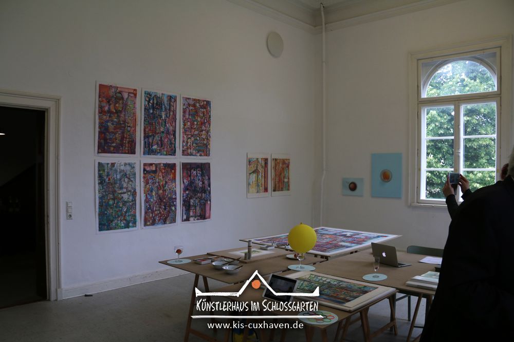 Jang Unui und Johannes Ulrich Kubiak - Ausstellung Atelier links Atelier rechts - 20.8.-26.8.2017 - Künstlerhaus im Schlossgarten - Cuxhaven