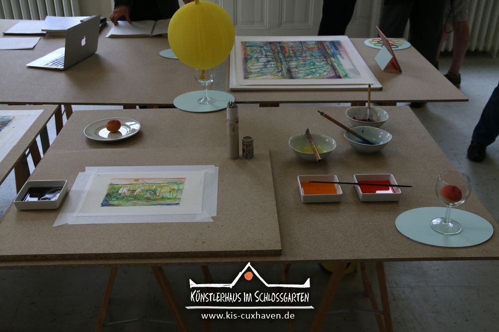 Jang Unui und Johannes Ulrich Kubiak - Ausstellung Atelier links Atelier rechts - 20.8.-26.8.2017 - Künstlerhaus im Schlossgarten - Cuxhaven