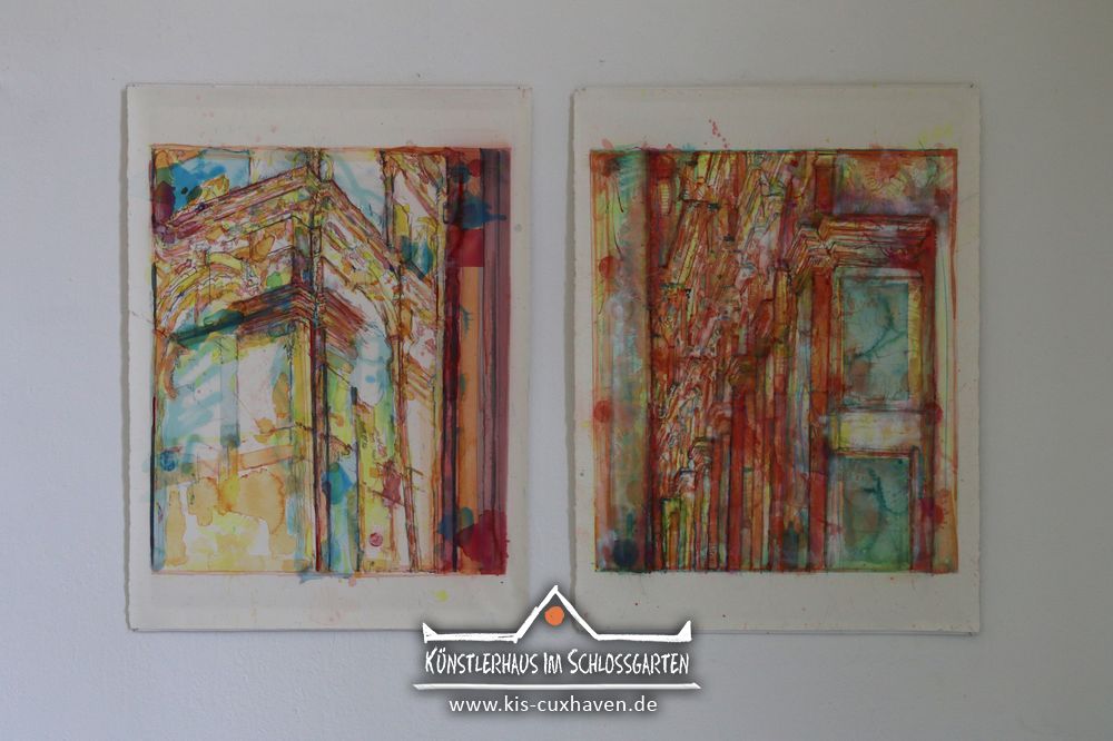 Jang Unui und Johannes Ulrich Kubiak - Ausstellung Atelier links Atelier rechts - 20.8.-26.8.2017 - Künstlerhaus im Schlossgarten - Cuxhaven