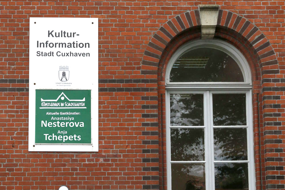 Anastasiya Nesterova und Anja Tchepets sind Gastkünstlerinnen im Herbst 2019 im Künstlerhaus im Schlossgarten in Cuxhaven