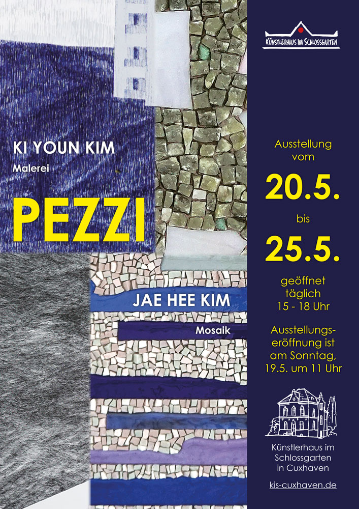 KI YOUN KIM & JAE HEE KIM - PEZZI - Ausstellung vom 19.5. bis 25.5.2019 - Künstlerhaus im Schlossgarten - Cuxhaven