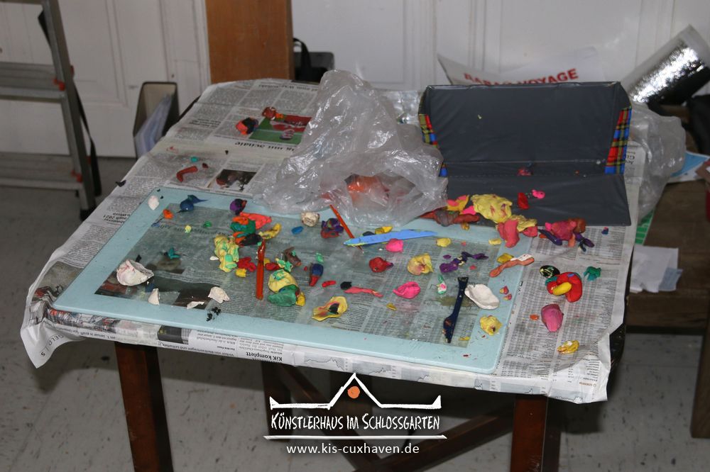 Animations-Workshop mit Kindern - Davaj Voyage - Johan Robin & Anja Tchepets - Künstlerhaus im Schlossgarten - Cuxhaven