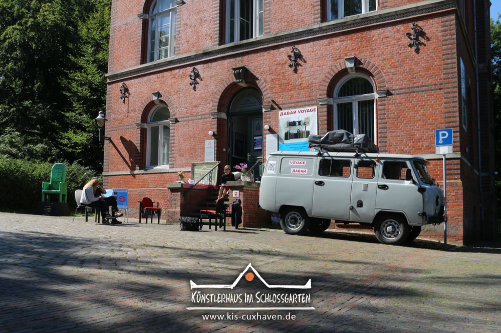 Tag des offenen Ateliers 2021 - Davaj Voyage - Johan Robin & Anja Tchepets - Künstlerhaus im Schlossgarten - Cuxhaven