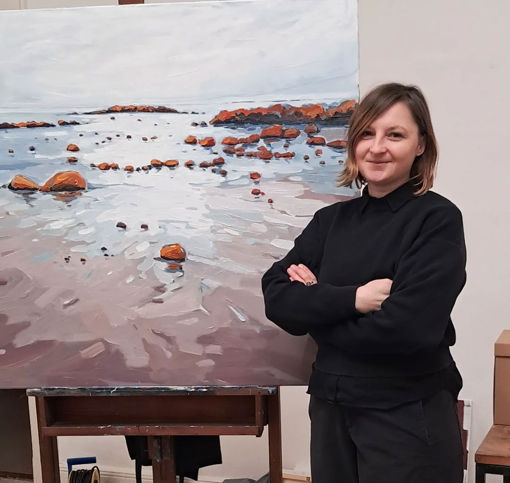 Anastasiya Nesterova - Gastkünstlerin 2026 im Künstlerhaus im Schlossgarten Cuxhaven