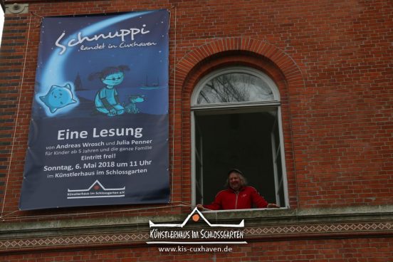 Schnuppi landet in Cuxhaven - Lesung für Kinder im Künstlerhaus im Schlossgarten in Cuxhaven